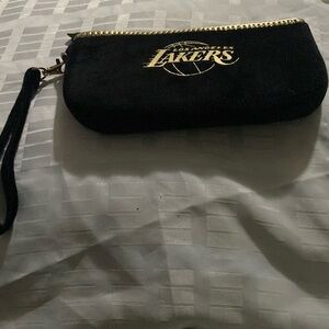 Los Angeles LAKERS wristlet purse
